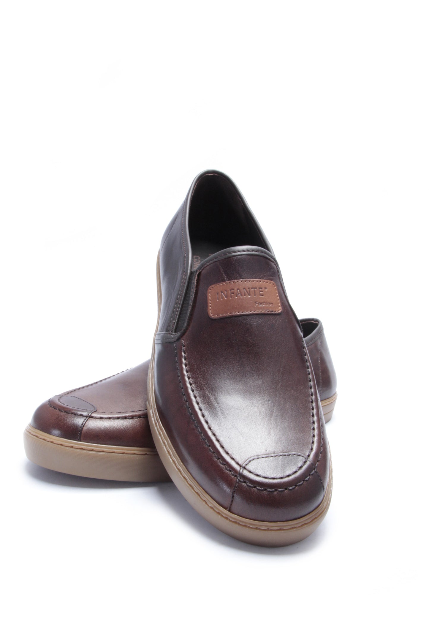 Loafer Infante Engelhado Castanho