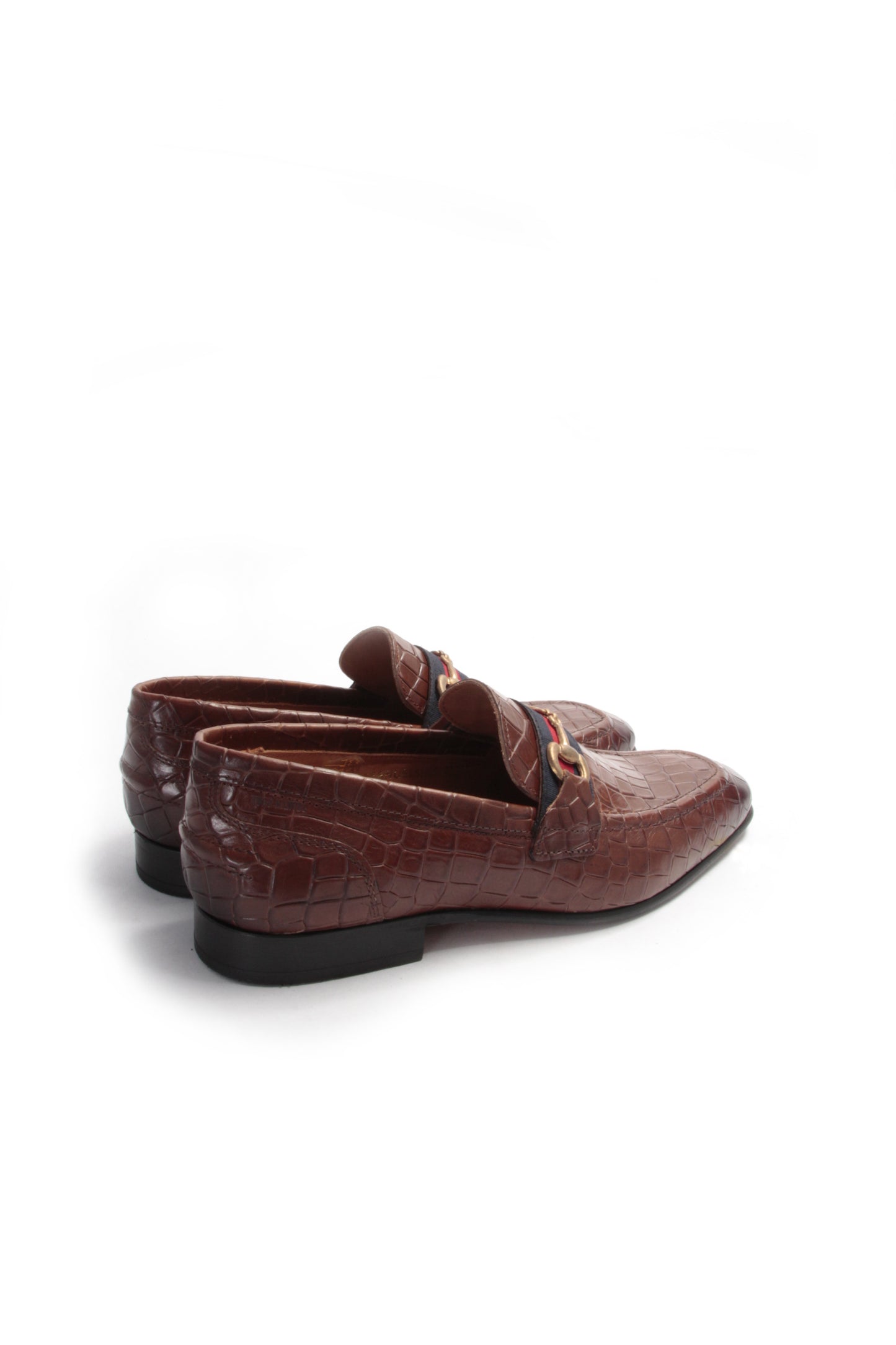 Sapato Hugo Manuel Croco Cognac