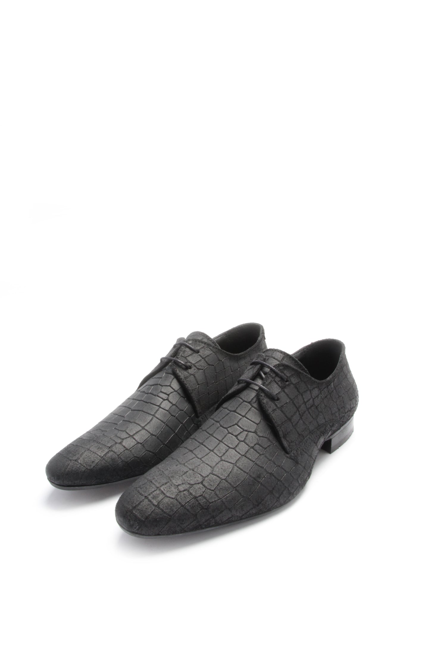 Sapato Hugo Manuel Texturizado Preto