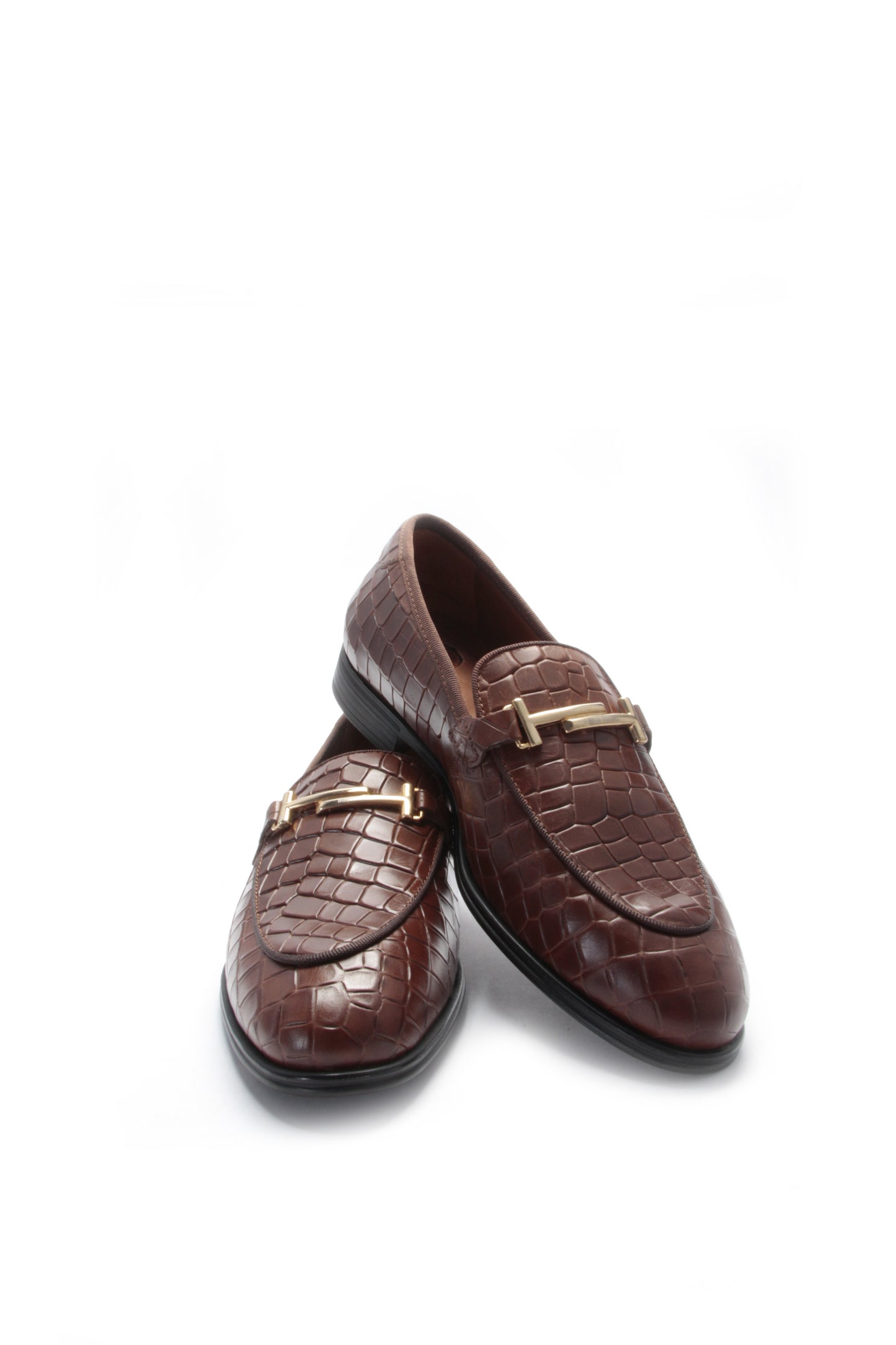 Sapato Hugo Manuel Croco Camel
