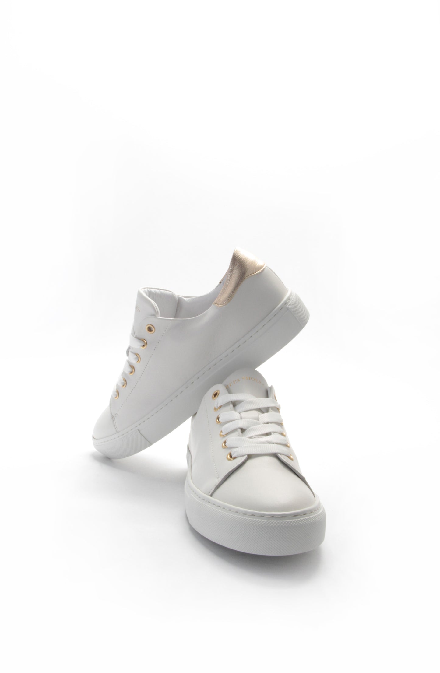 Sapatilha Hupa Shoes Branca e Dourada