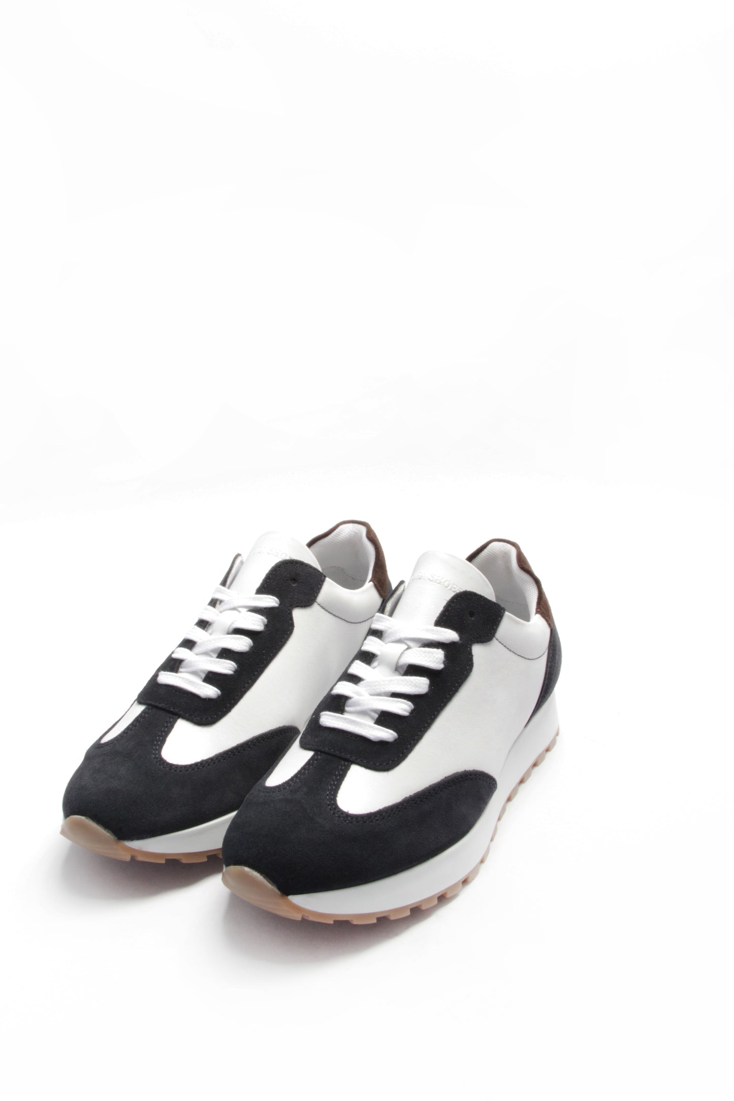 Sapatilha Hupa Shoes Anilina Branca/ Suede Preto