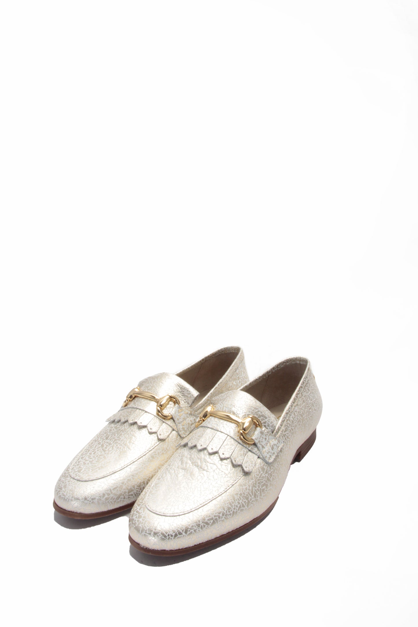 Sapato Hupa Duna Croco Print Dourado