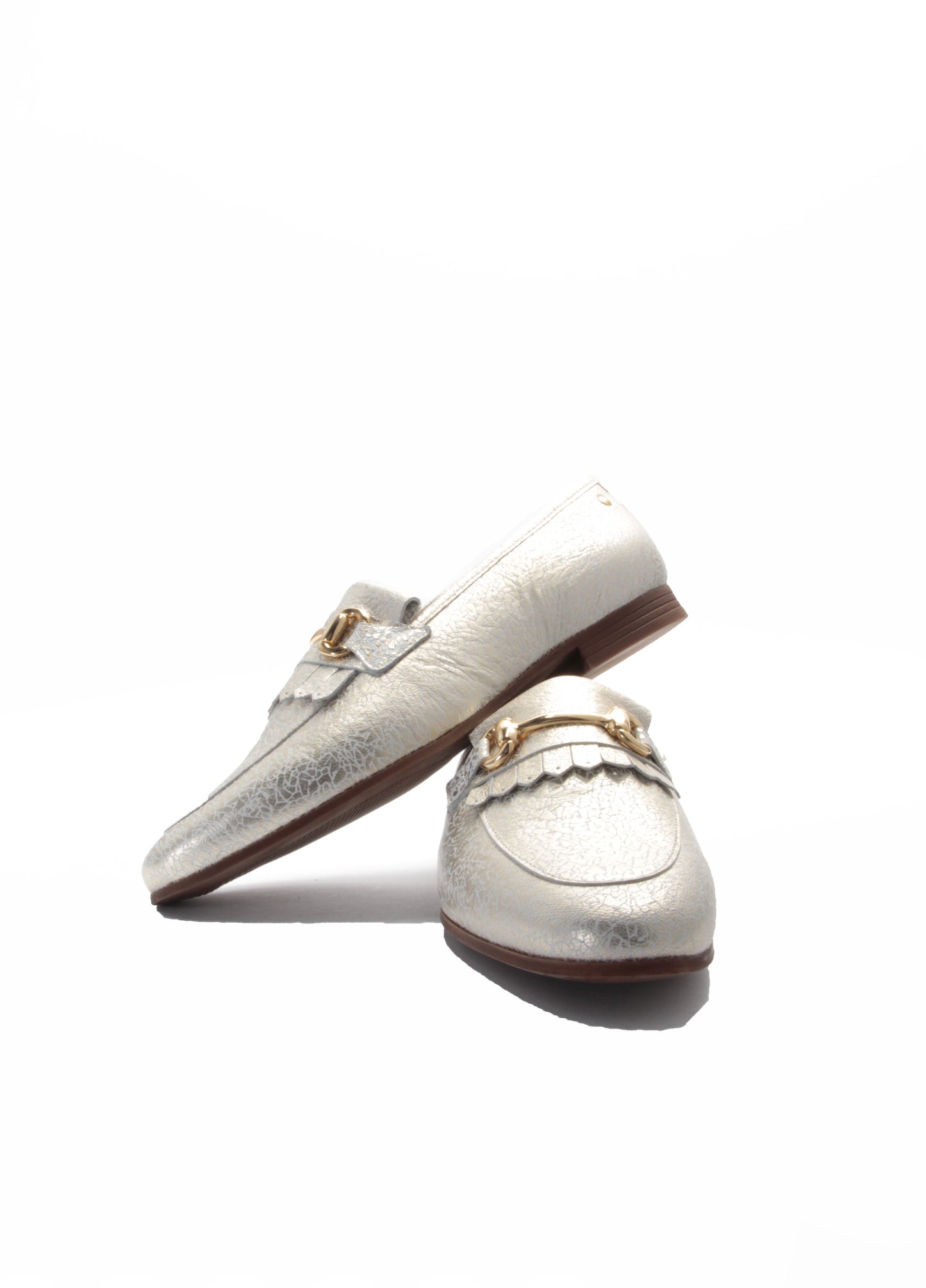 Sapato Hupa Duna Croco Print Dourado