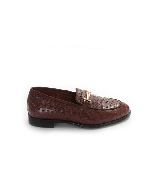 Sapato Hugo Manuel Croco Camel