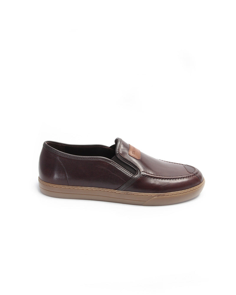 Loafer Infante Engelhado Castanho