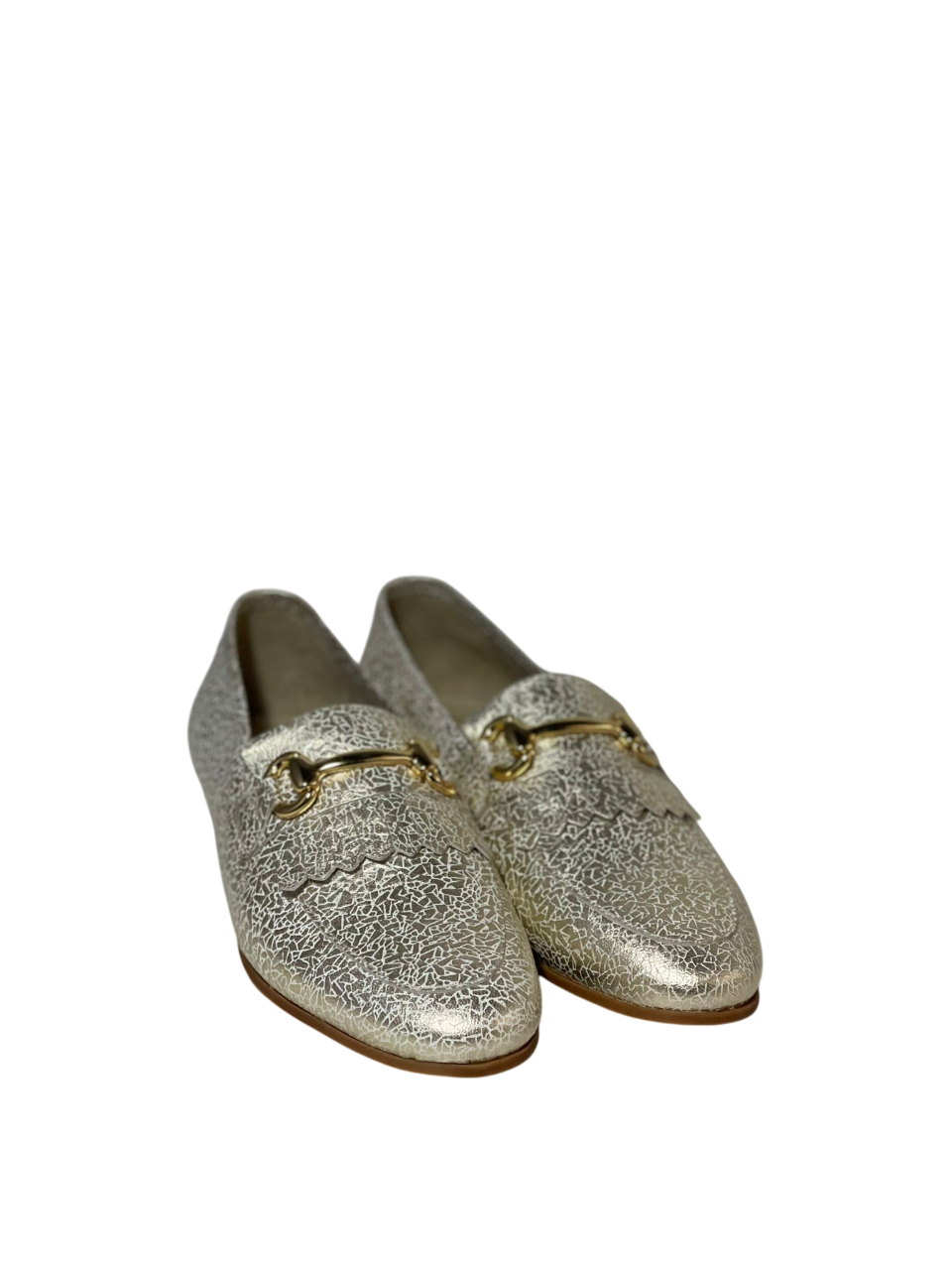 Sapato HUPA Duna Croco Print Dourado