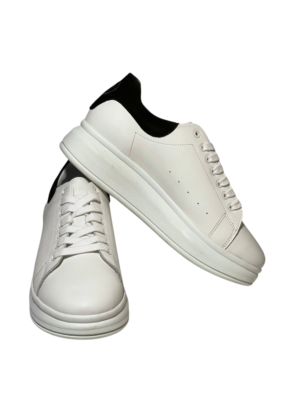 Sapatilha Hupa Nobuck Branco/Suede Preto