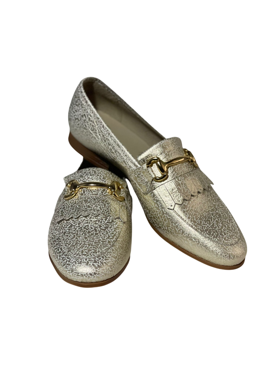 Sapato HUPA Duna Croco Print Dourado