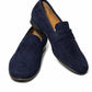 Sapato Hugo Manuel Camurça Azul