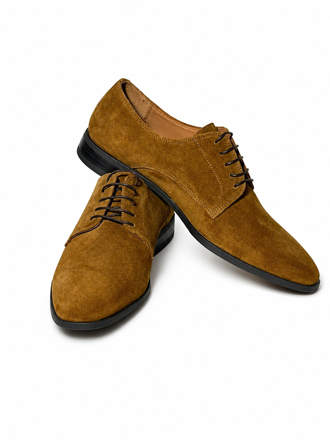 Sapato Clássico Hugo Manuel Camurça Cognac